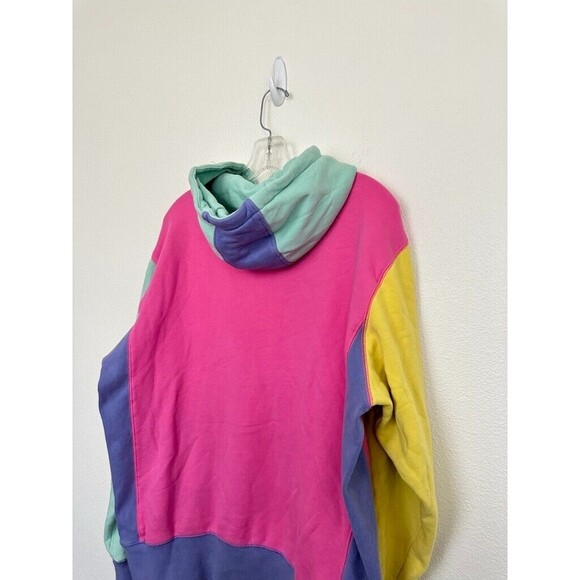 Teddy Fresh x Rip n Dip Hoodie Colorblock Pink Patch Sz Medium Cotton Pocket NEW - Picture 8 of 8